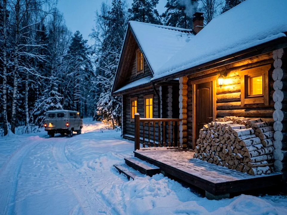 Круговая поленница holzhausen, Люберцы, улица Речная, 38